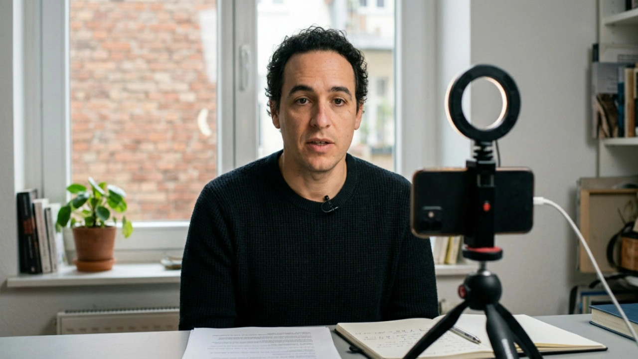 Сергей Васильчук: как написать сценарий для короткого видео 3 Сергей Васильчук — блогер из Берлина снимает видео по сценарию у окна